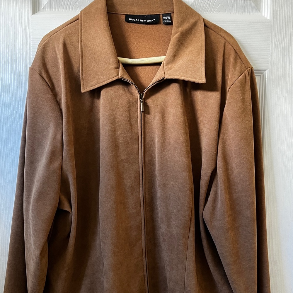 Briggs New York Tan Lightweight Women’s Zippered Jacket